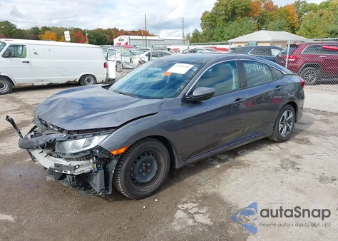 2021 Honda Civic Lx из США, поврежденный, VIN 2HGFC2F60MH512059